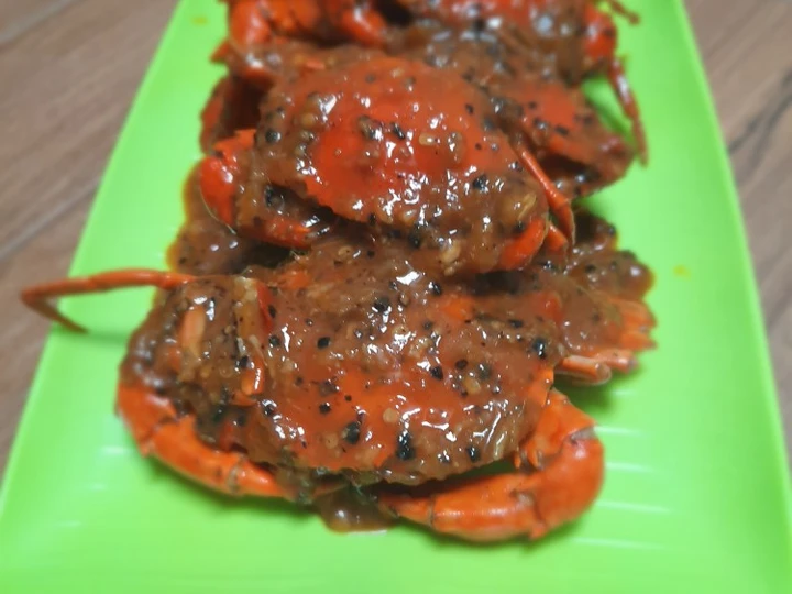 Langkah Mudah untuk Membuat Resep Kepiting lada hitam yang Lezat Sekali Anti Ribet, Bisa Manjain Lidah
