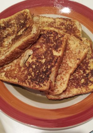 A picture of Cinnamon Vanilla French Toast.