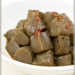 A picture of Fried and Stewed Spicy Konnyaku!.