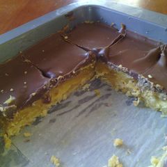 A picture of Caramel slice.