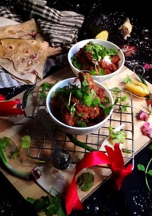 A picture of Chicken Vindaloo.