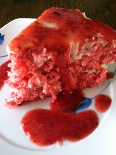 A picture of Scarlett's Death By Strawberry Cake.
