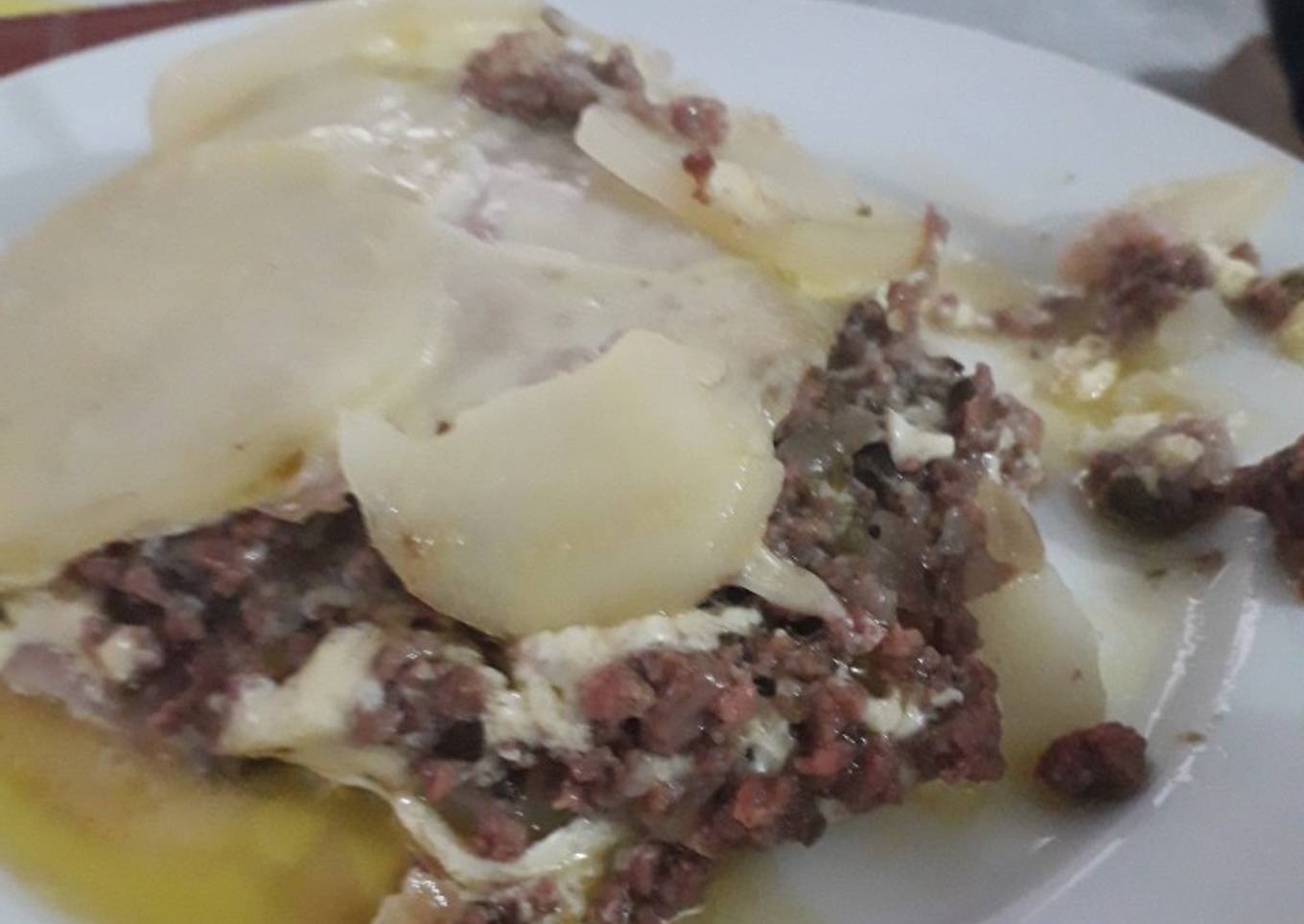 Pastel de papa y carne
