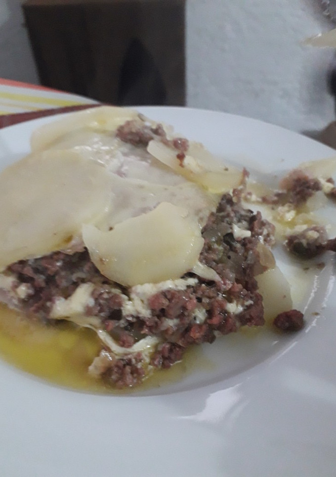 Una foto de Pastel de papa y carne