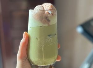 Foto resep Matcha Aren Latte with Float