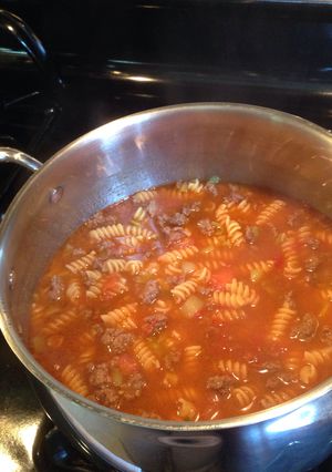 A picture of Mexican Sopa.