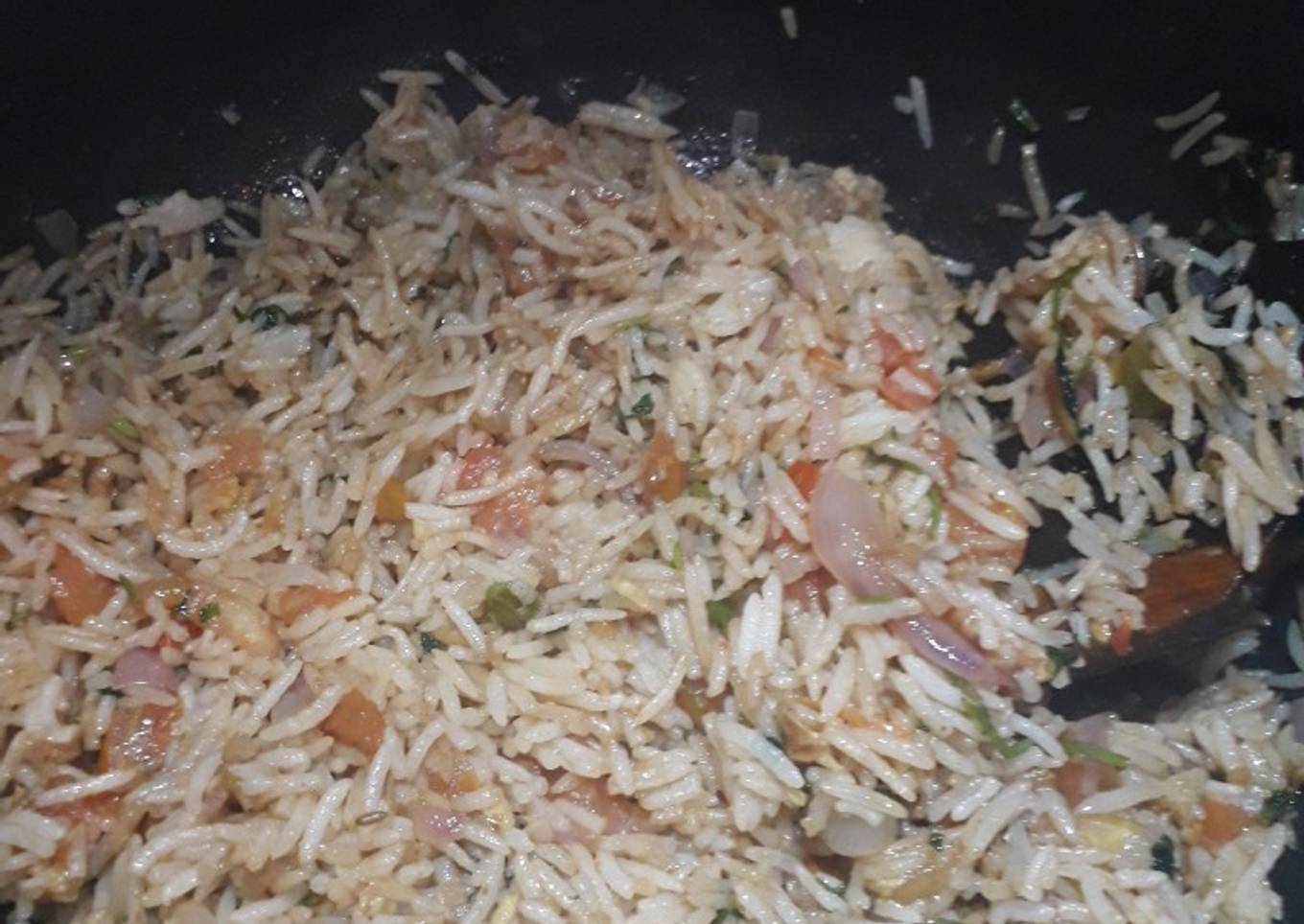 Leftover fried rice
