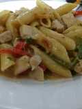 Pollo con pasta penne