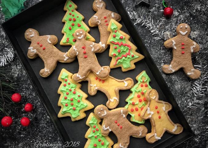 Decorated cookies for Christmas, mudah dan ekonomis