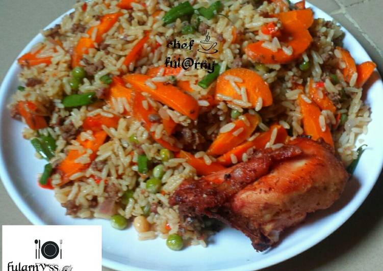 Recipe of Super Quick Homemade Mince beef rice by ful@rny&#34;ss kitchen