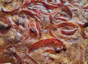 Une photo de Quiche Poivron Chèvre