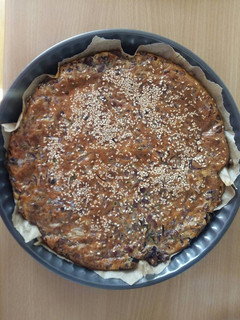 A picture of Onion pie.