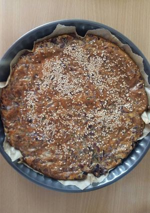A picture of Onion pie.