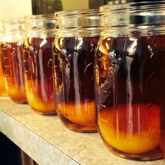 A picture of Vanilla Peach Kickin' Sweet Tea.