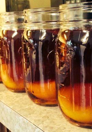 A picture of Vanilla Peach Kickin' Sweet Tea.