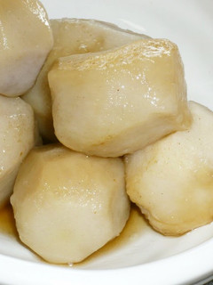 A picture of My Basic Stewed Taro Root Tumbles.