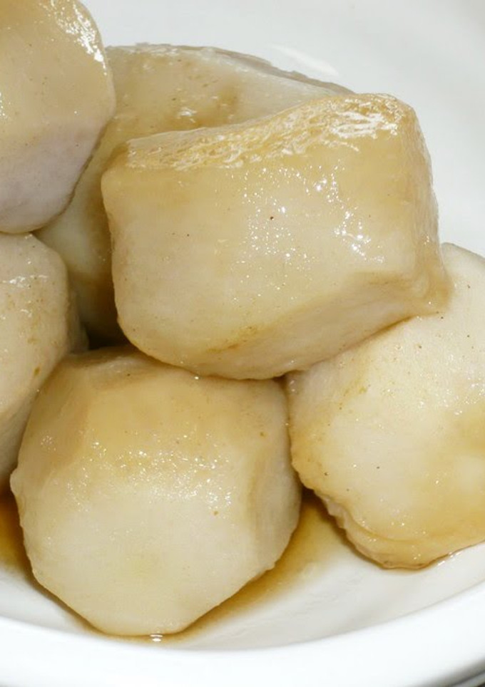 A picture of My Basic Stewed Taro Root Tumbles.