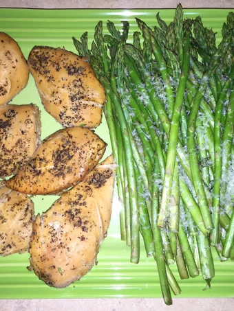 Easy Steps to Prepare Recipe Stupid Easy (Healthy) Crock Pot Chicken &amp; Asparagus that is So Delicious, Tasty}