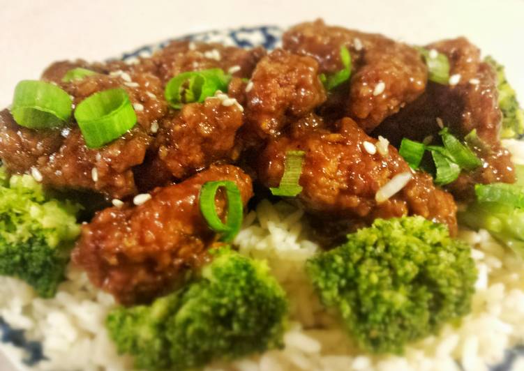 Steps to Make Favorite Skinnier General Tso Chicken