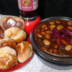 A picture of My Sausage & Mushroom Casserole 😊.