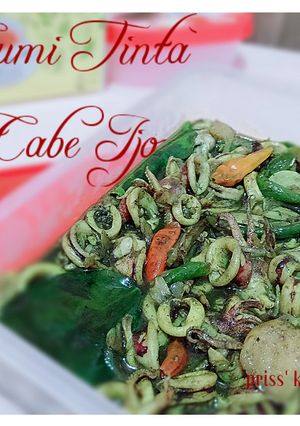 Foto resep Cumi Tinta Cabe Ijo