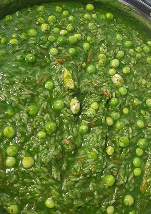 Una foto de Arroz verde