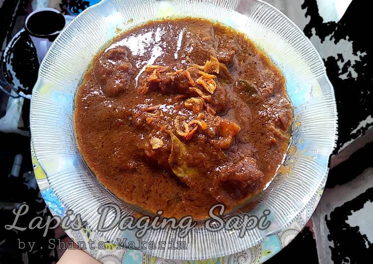 Lapis Daging sapi