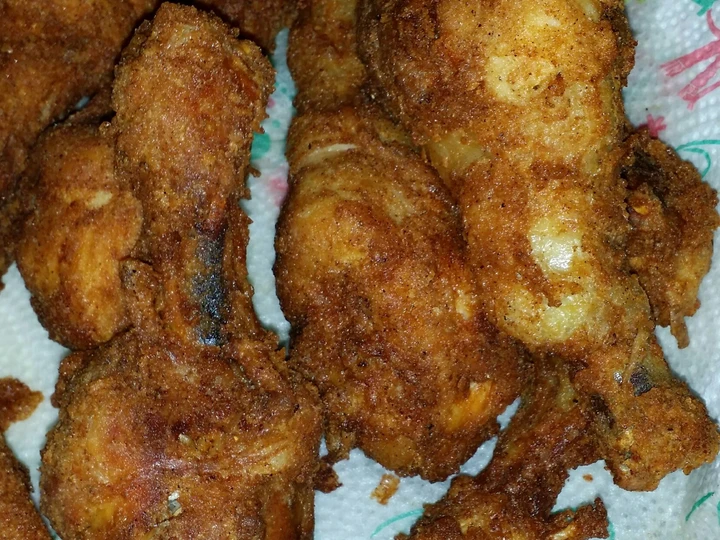 Easy Steps to Make Recipe Spicy crispy fried chicken that is  Makes Drooling, Addictive}