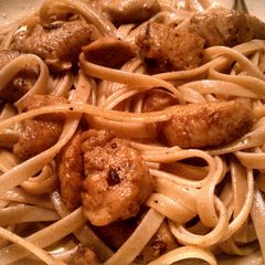 A picture of Chicken Scampi Pasta.