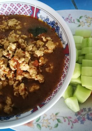 รูปของ น้ำพริกผัดอกไก่