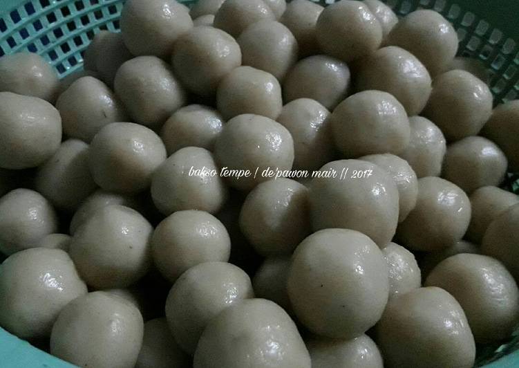 Resep Bakso tempe, Enak Banget