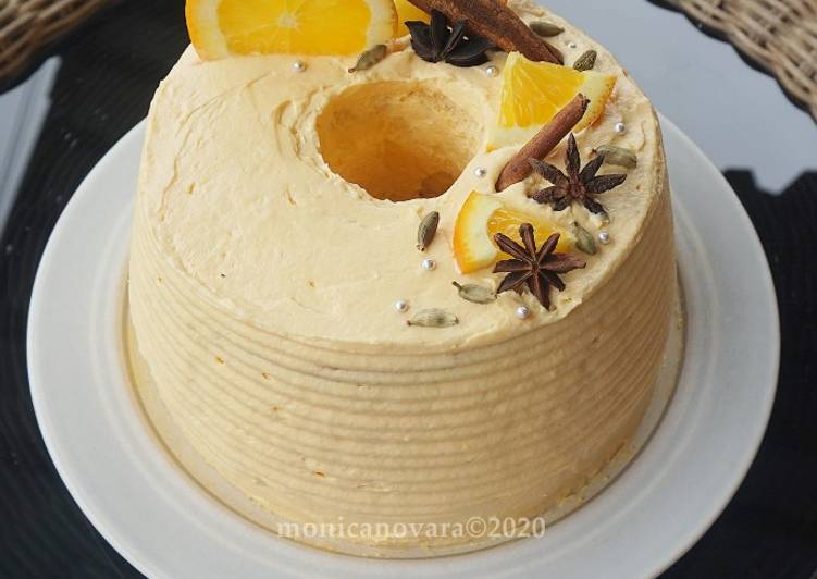 Resep Orange Cardamom Chiffon Cake (gluten-free) yang Bikin Ngiler