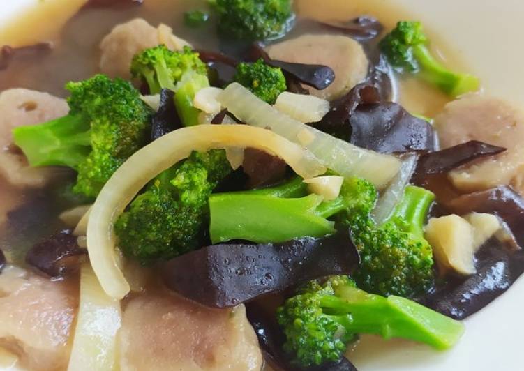 Cara Gampang Membuat Cah brokoli jamur, Menggugah Selera