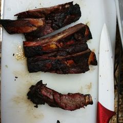 A picture of Florida beef back ribs.
