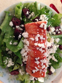 A picture of Grilled Salmon Salad.