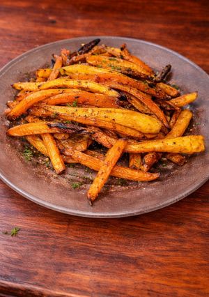 Una foto de 🥕 Zanahorias asadas con mostaza y miel