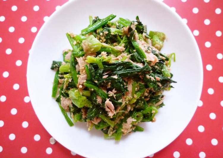 Recipe of Speedy Spinach with Sesame and Tuna