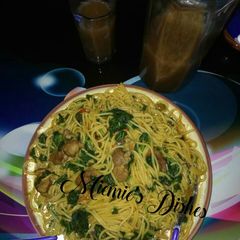 A picture of Spaghetti with Alayyaho.