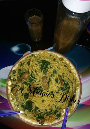 A picture of Spaghetti with Alayyaho.