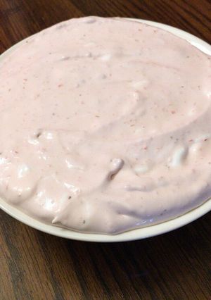 A picture of Strawberry fruit dip#mycookbook.