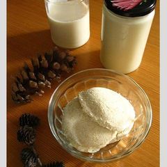 A picture of Homemade Soy Milk & Okara.
