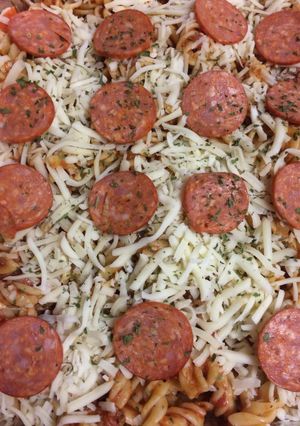 A picture of Bacon and Pepperoni Cheese Casserole.