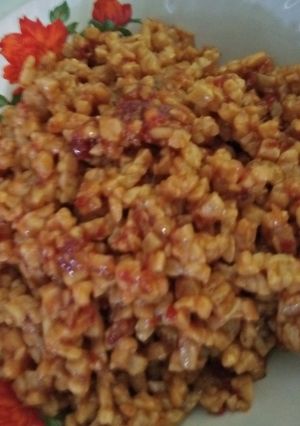 Foto resep Orek tempe kriuk pedas manis