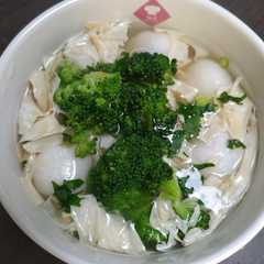 A picture of Sup bakso ikan kembang tahu.