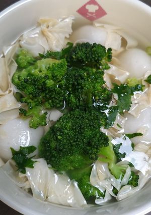 Foto resep Sup bakso ikan kembang tahu