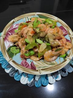 Foto resep Tumis udang petai