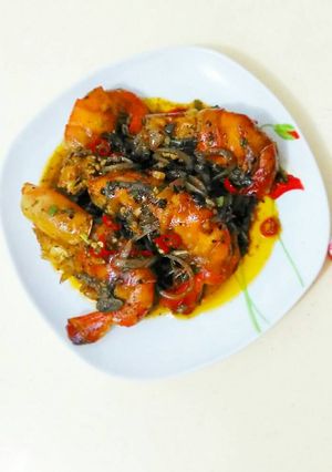 Foto resep Udang Galah Lada Hitam