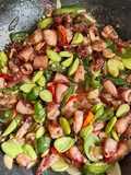 Cumi asin tumis petai