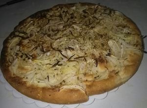 Una foto de Pizza. Fugazzeta rellena