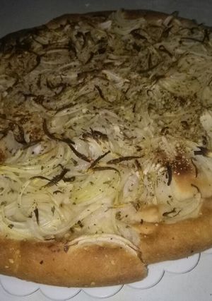 Una foto de Pizza. Fugazzeta rellena